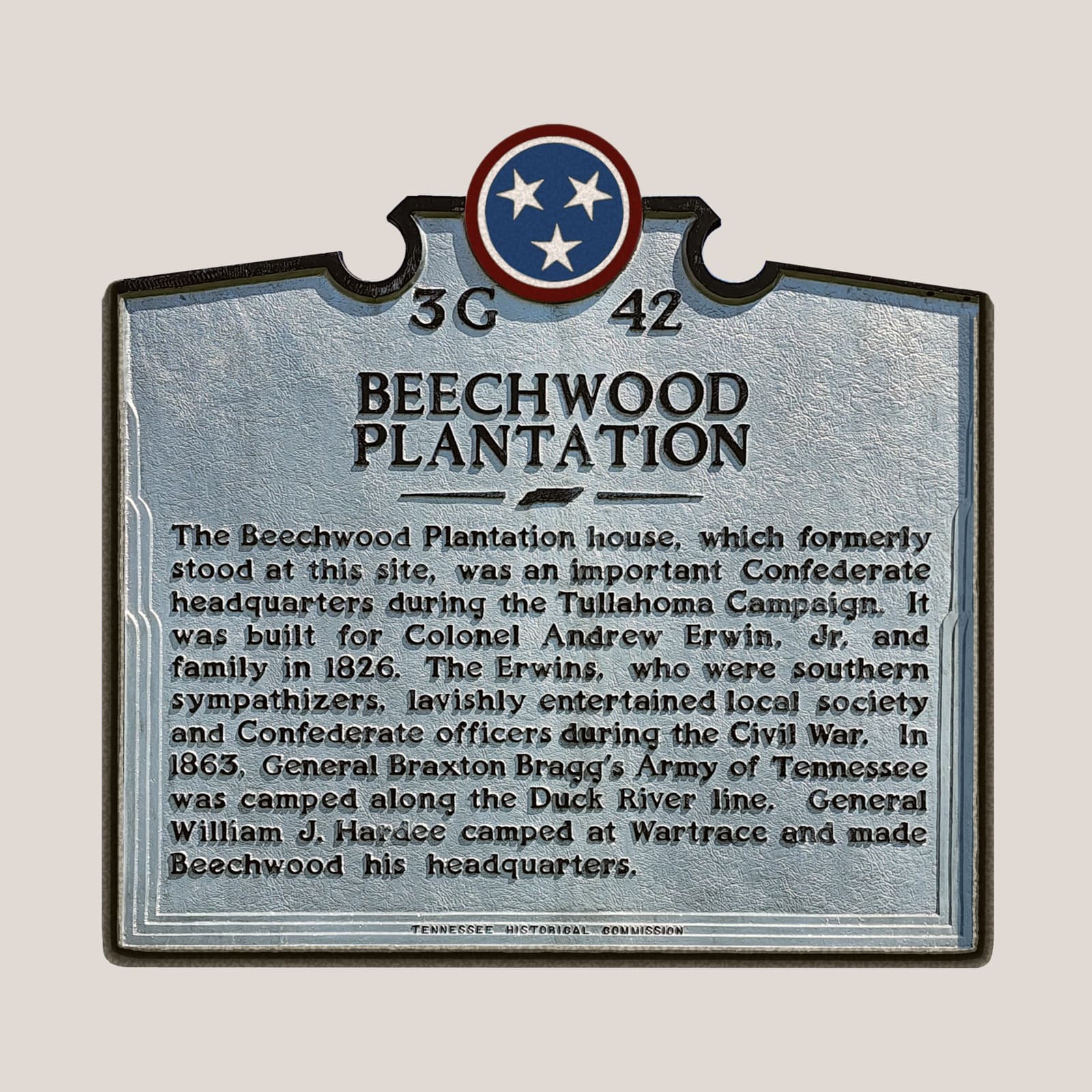 The Beechwood Plantation historical marker