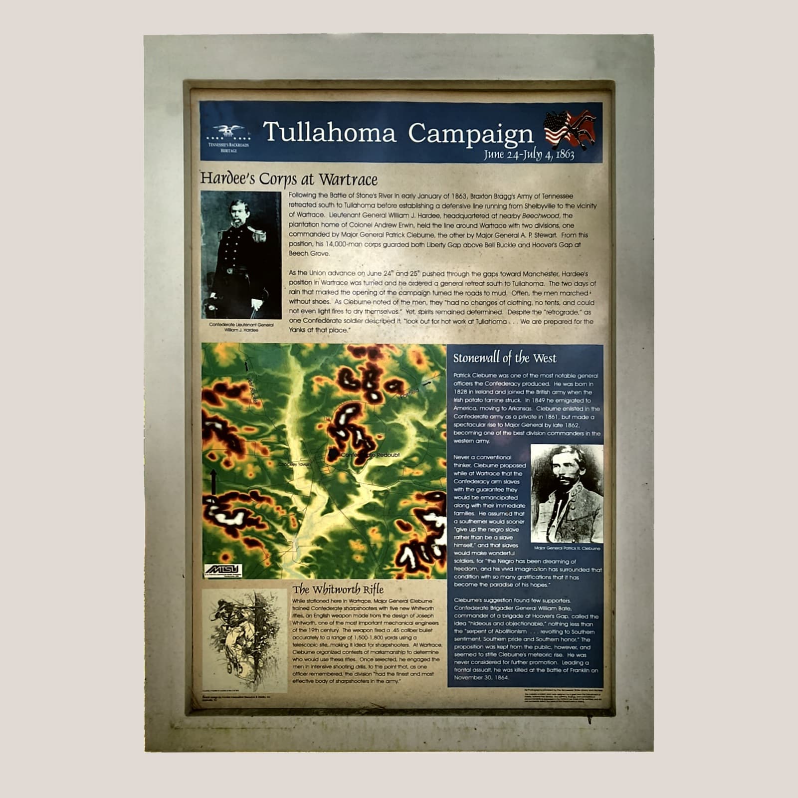 The Tullahoma Campaign, Part One historical marker