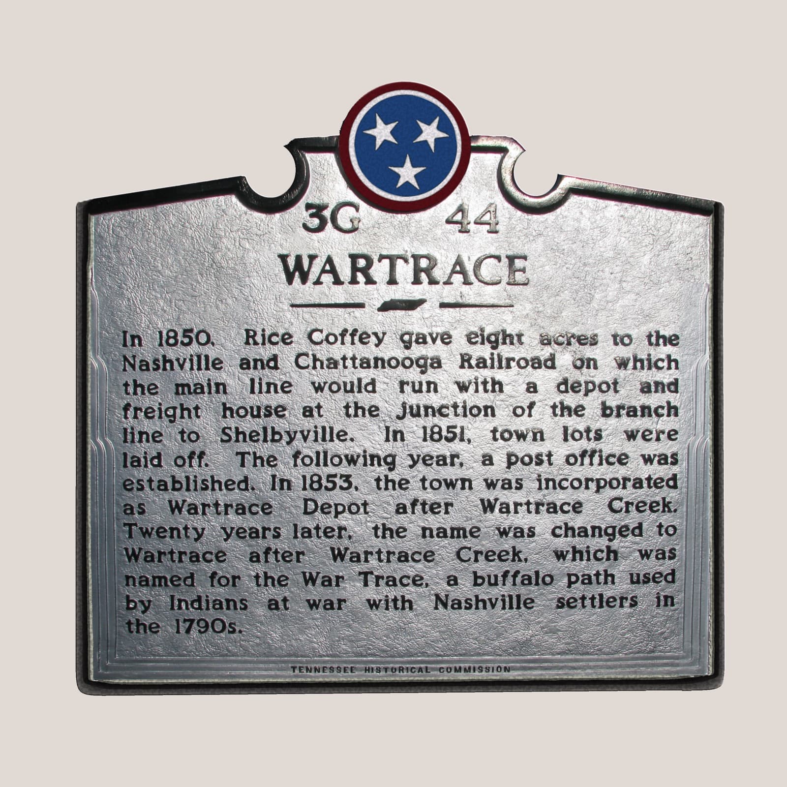 The Wartrace historical marker